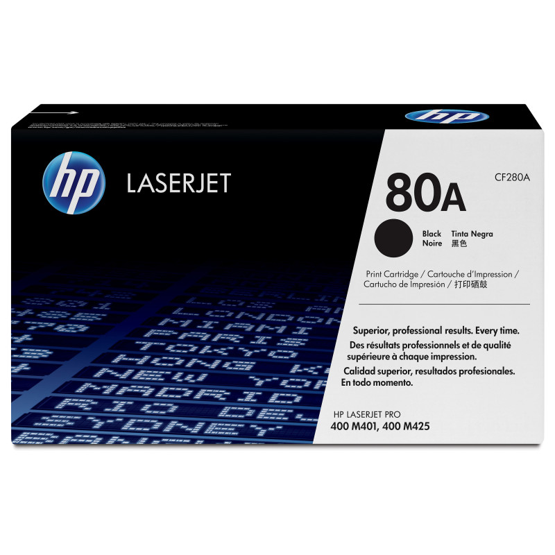 Hewlett-Packard HP 80A Black LaserJet Tonerpatrone