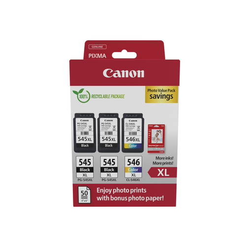 Tintes kasetņu komplekts Canon PG-545 XL