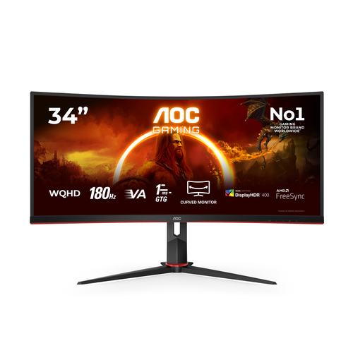 Monitors AOC CU34G2XP/BK