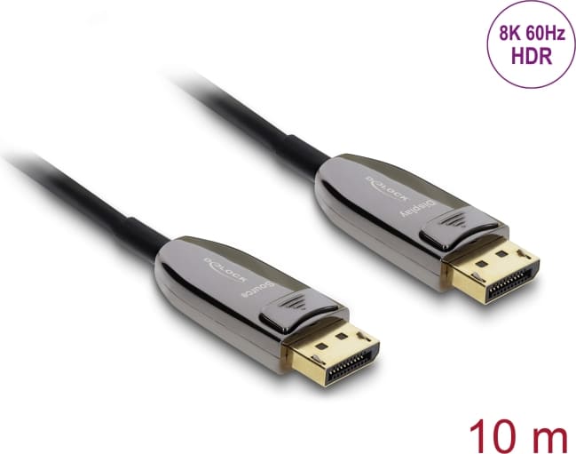 DisplayPort kabelis Delock 10 m Black