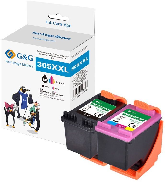 Tintes kārtridžu komplekts G&G XXL 2