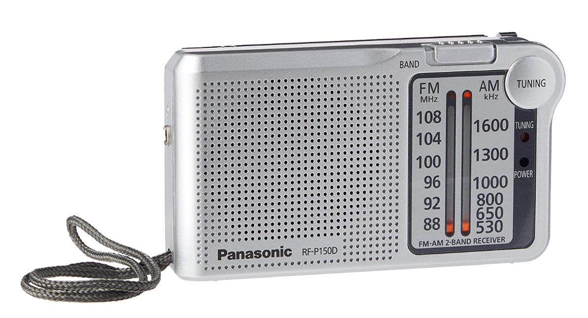 Panasonic RF-P150DEG-S kabatas radio silver