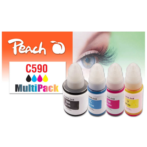 Peach Canon CISS GI-590 MultiPack pārstrādāta