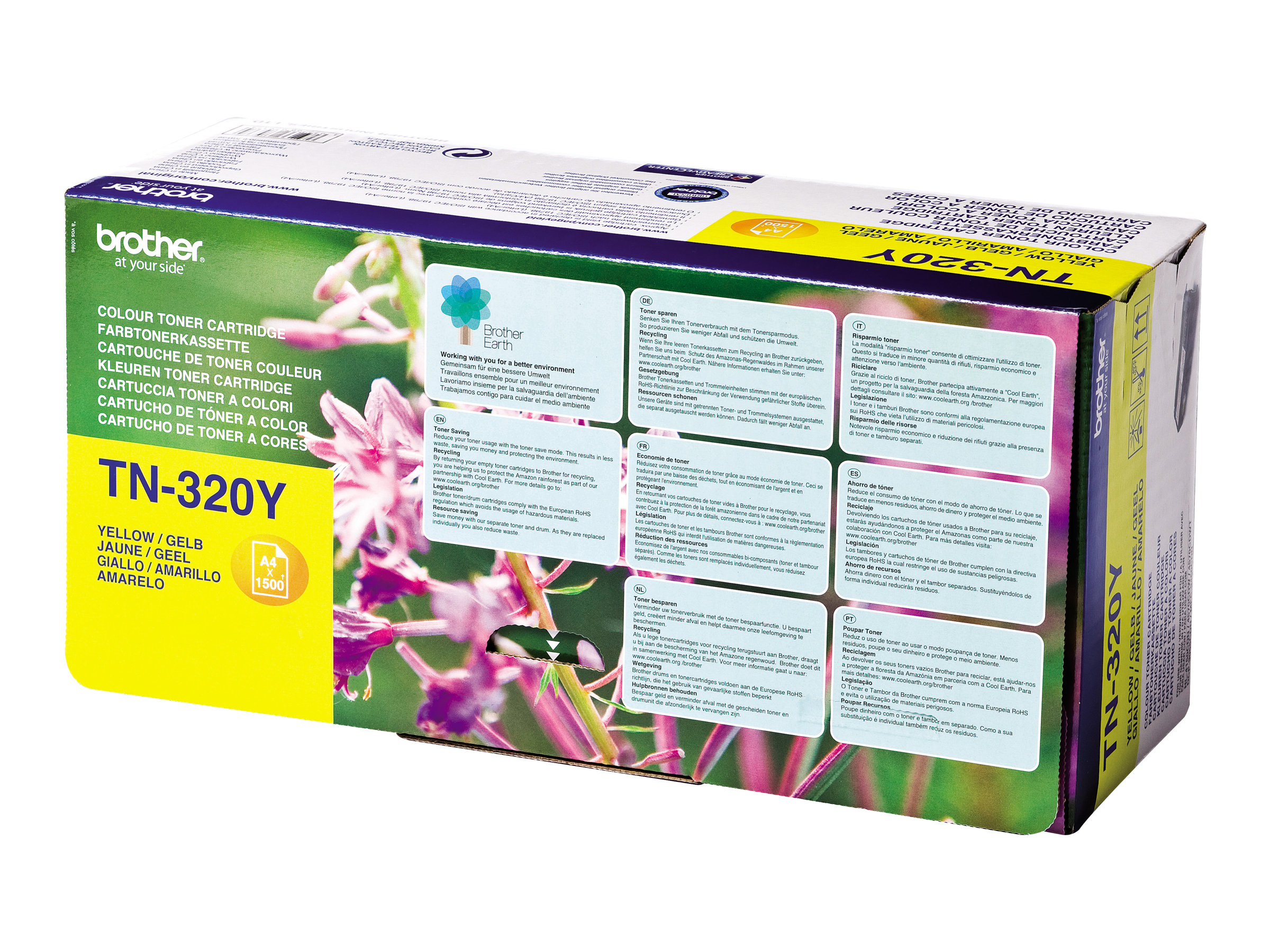 Toner Brother TN-320 Yellow Oryginał (TN320Y)