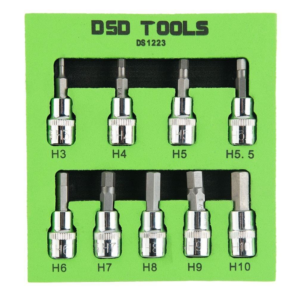 DSDTOOLS 3/8" SEŠSTŪRU "HEX&quot