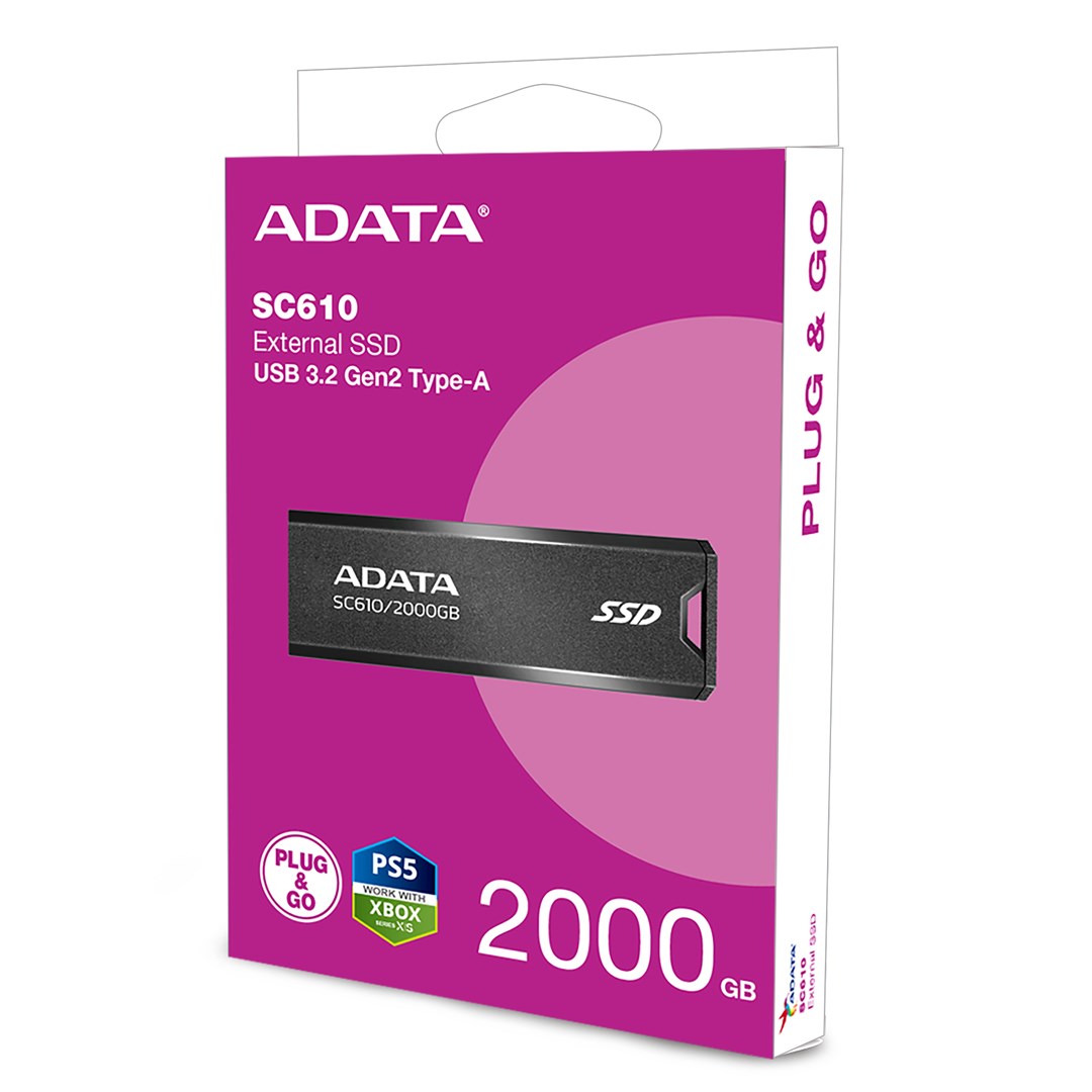 Ārējais SSD disks ADATA SC610 2TB