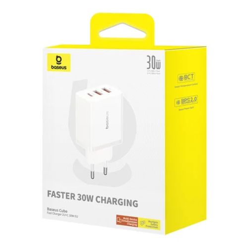 Ceļojumu lādētājs Baseus Cube Quick Charger