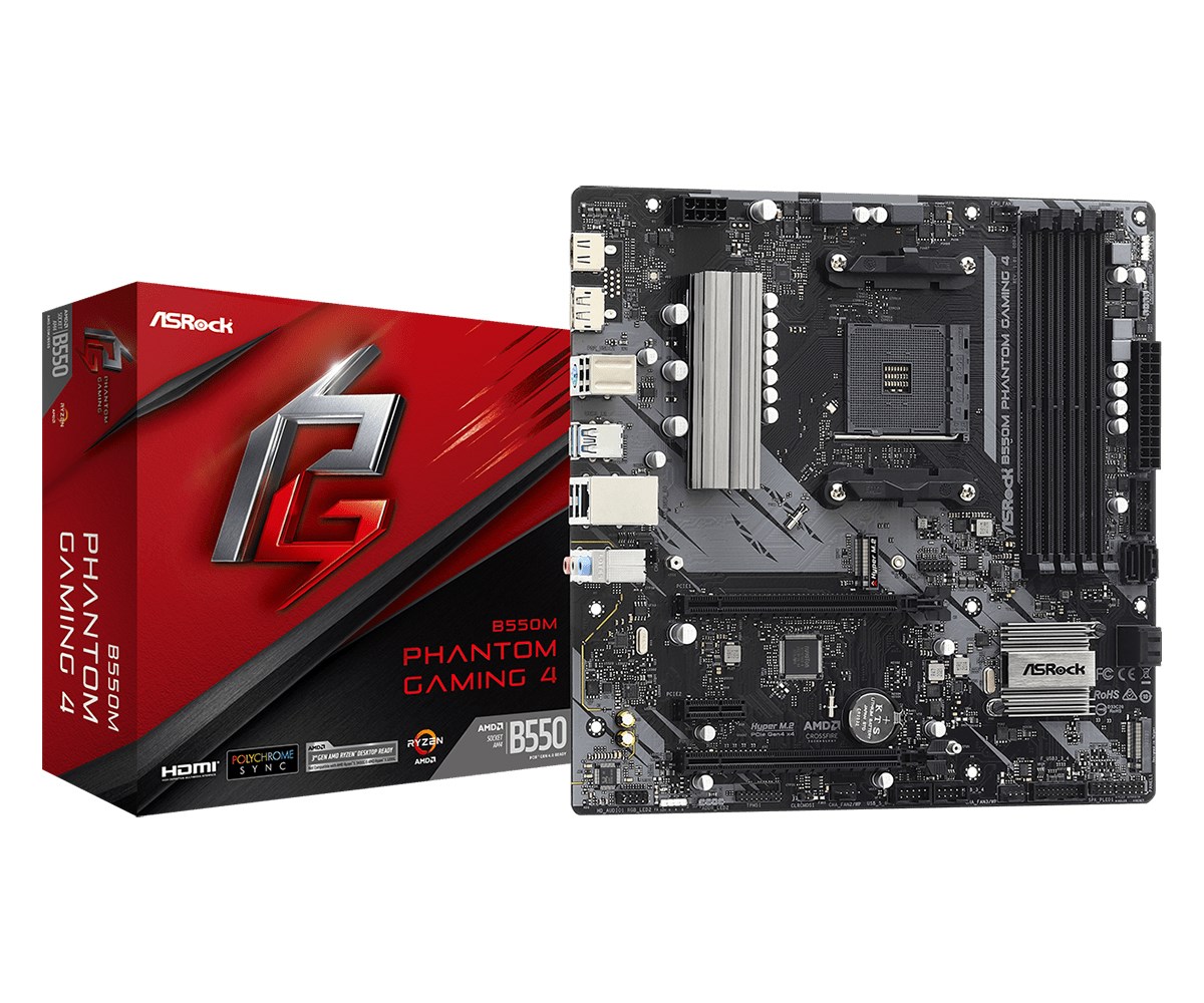 ASRock B550M Phantom Gam. 4      AM4